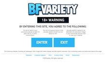 Tablet Screenshot of bfvariety.com
